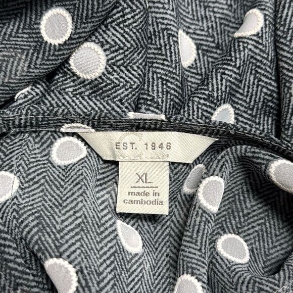 Cato Women’s Polka Dot Quarter Sheer Sleeve Dress Size XL NEW - Picture 4 of 6